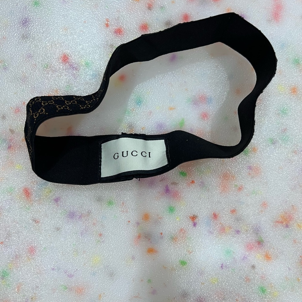 Gucci black gold headband